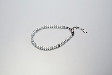 Phiten Titan & Kristall Kombi Armband (3mm/4mm)