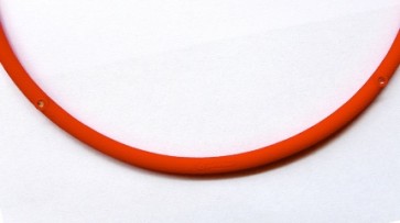 Elastische Sport Halskette M-Stile Rot 55 cm