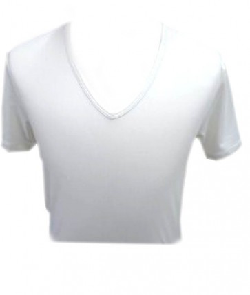 T-Shirt T/C V-Neck M Weiss