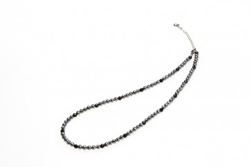 Phiten Onyx+Terahertz Halskette 40+5cm