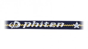 Standard-Halskette (45cm) BlauGelbeLinie