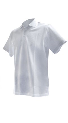 Phiten Raku Polo Shirt M Weiss