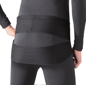 DayFit Rückengurt LightWeight Doppelt M (95cm) Schwarz