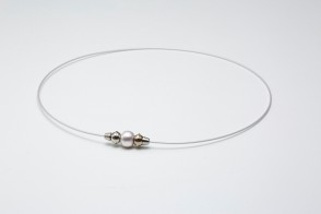 PHITEN freeasy RAKUWA Halskette Wire Silber