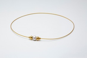 PHITEN freeasy RAKUWA Halskette Wire Gold