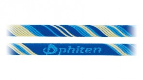 X30 Halskette (55cm) StreifenBlauHellblau