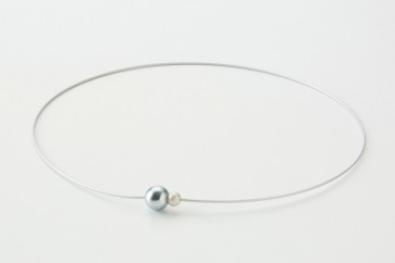EXTREME RAKUWA Collier Wire Mirror Ball Twin bleu/blanc