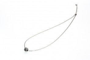 Phiten Collier acier inoxydable Pendentif pin 40+5cm