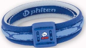 Phiten Rakuwa Bracelet X30 Bleu 19cm