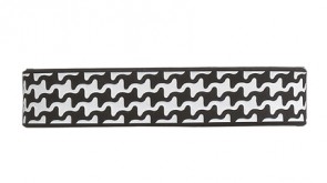 Bracelet Sport S-Grid, Noir / Blanc, 17 cm