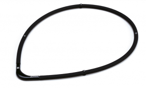 Collier sport M-Style II, noir, 45 cm