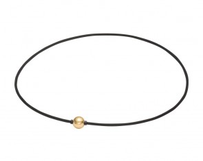 Collier METAX Extreme Mirror Ball Light noir/doré 40cm