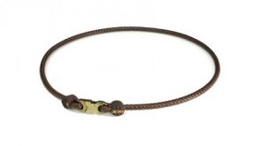 X30 Collier High End Leather Touch (50cm) Brun