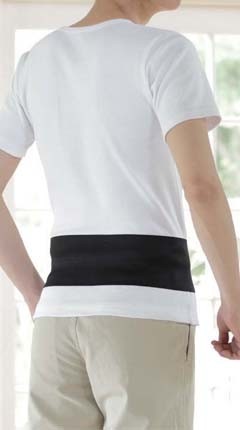DayFit FasciaLombare LightWeight Semplice M (95cm) Nero