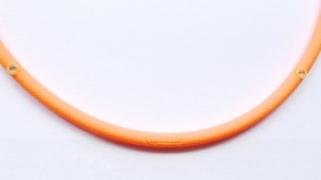 Collana elastica sportiva M-Stile arancio 55 cm