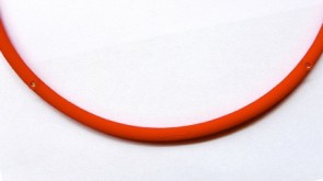 Collana elastica sportiva M-Stile rosso 45 cm
