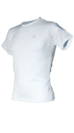 T-Shirt T/C Collo rotondo S Bianco